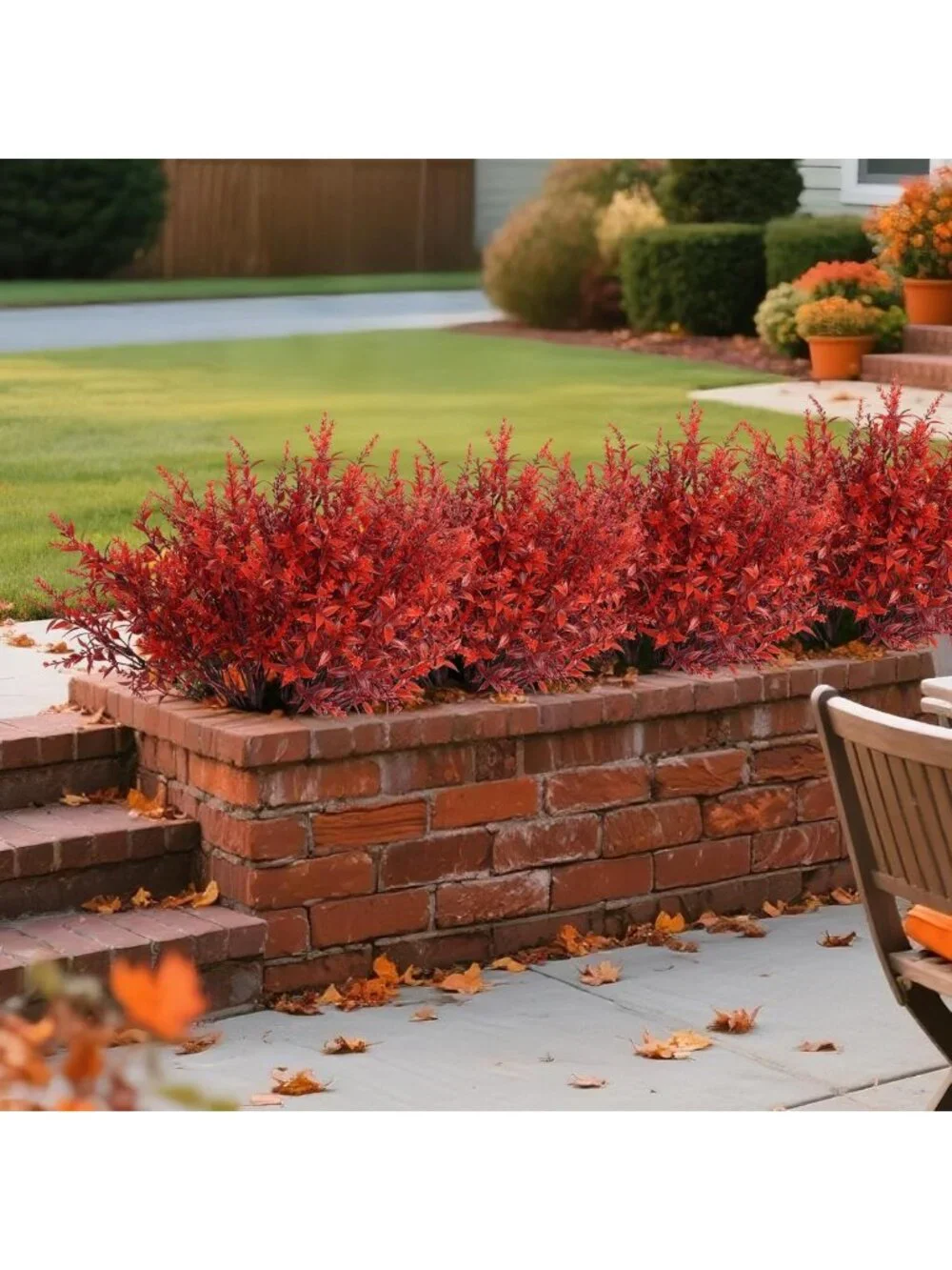 36Pcs Artificial Fall Lavender & Burgundy Flowers - Gothic Home Decor